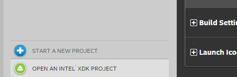 intel_xdk_open_project