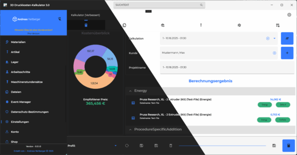 3D Print Cost Calculator 3.0 (NXG) - Alpha